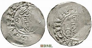Денарий, Германия, Франкония, Luitpold (1051-1059), м.д. Mainz, Dbg. 807