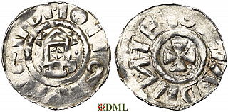 Денарий, Германия, Саксония, Anonymous bishop, м.д. Magdeburg, Dbg. 1330