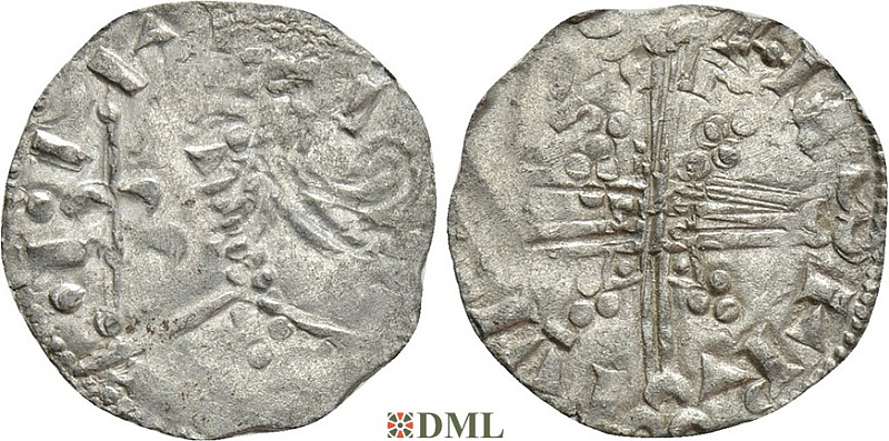 Денарий, Дания, Sven Estridsen (1047-1075), м.д. Viborg, Hbg. 65