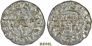 Денарий, Германия, Нижняя Лотарингия, Bruno III (1050-1057), м.д. Dokkum, Ilisch 2000, 21.22