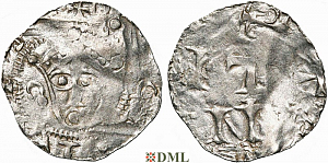 Денарий, Германия, Нижняя Лотарингия, Hendrik III (1039-1056), м.д. Zaltbommel, Ilisch 2000, 4.17.2