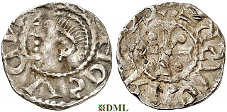 Денарий, Германия, Саксония, Konrad II (1024-1039), м.д. Dortmund, Dbg. 756