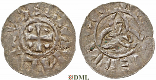 Денарий, Германия, Нижняя Лотарингия, Thietmar (†1048), м.д. Jever, Dbg 1559