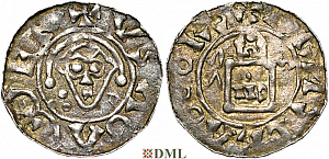 Денарий, Германия, Нижняя Лотарингия, Godfried (†1069), м.д. Merum, Ilisch 2000, 24.3