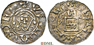 Денарий, Германия, Нижняя Лотарингия, Godfried (†1069), м.д. Merum, Ilisch 2000, 24.3