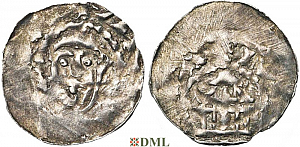 Обол, Германия, Швабия, B. Hermann (1048-1065), м.д. Strassburg, Dbg. 1604