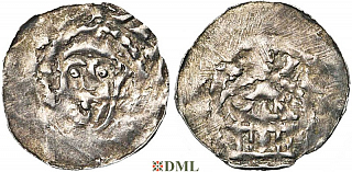 Обол, Германия, Швабия, B. Hermann (1048-1065), м.д. Strassburg, Dbg. 1604