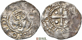 Денарий, Германия, Нижняя Лотарингия, Konrad II (1024-1039), м.д. Tiel, Ilisch 2000, 3.7