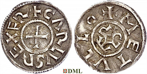 Денье, Каролинги, Charles le Chauve (840-877), м.д. Melle, Depeyrot 626