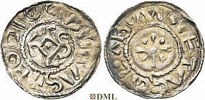 Денарий, Германия, Нижняя Лотарингия, Anonymous bishop, м.д. Luttich