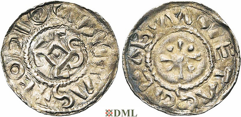 Денарий, Германия, Нижняя Лотарингия, Anonymous bishop, м.д. Luttich