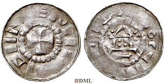 Денарий, Германия, Саксония, Anonymous bishop