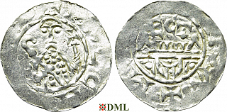 Денарий, Германия, Нижняя Лотарингия, Wilhelm de Ponte (1054-1076), м.д. Utrecht, Ilisch 2000, 10.10