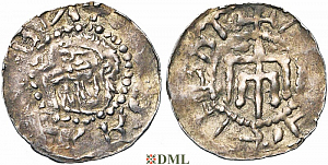 Денарий, Германия, Нижняя Лотарингия, Bernhard II (1011-1059), м.д. Jever, Dbg 591-593