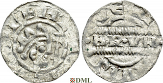 Денарий, Германия, Нижняя Лотарингия, Bruno III (1050-1057), м.д. Leeuwarden, Ilisch 2000, 21.14