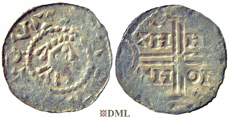 Денарий, Германия, Нижняя Лотарингия, Gf. Hermann (1020-1051), м.д. Emden