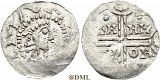 Денарий, Германия, Нижняя Лотарингия, Gf. Hermann (1020-1051), м.д. Emden, Dbg. 772