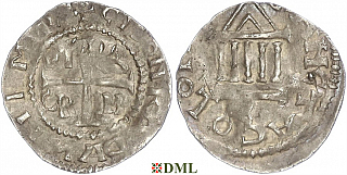 Денарий, Германия, Нижняя Лотарингия, Konrad II (1027-1039), Pilgrim (1027-1036), м.д. Koln, Dbg. 381