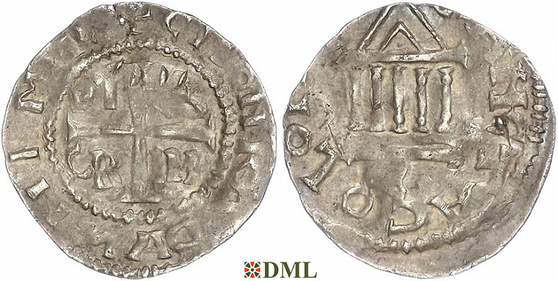 Денарий, Германия, Нижняя Лотарингия, Konrad II (1027-1039), Pilgrim (1027-1036), м.д. Koln, Dbg. 381