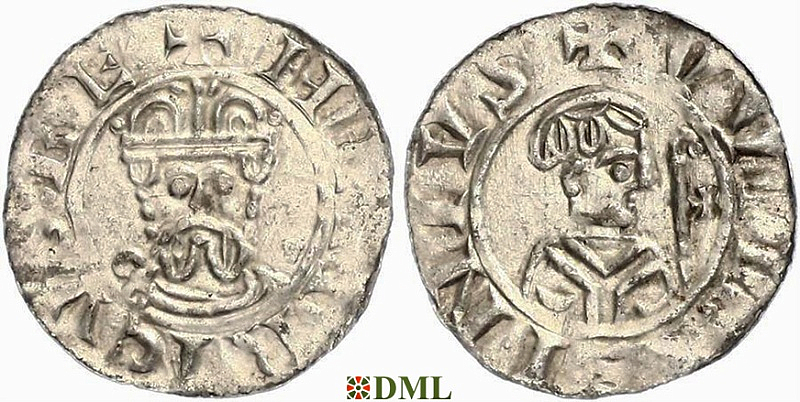 Денарий, Германия, Нижняя Лотарингия, Wilhelm (1054-1076), м.д. Groningen, Ilisch 2000 18.10