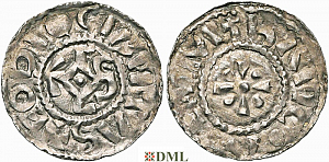 Денарий, Германия, Нижняя Лотарингия, Anonymous bishop, м.д. Luttich