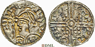 Денарий, Англия, Harold I (1035-1040), м.д. York, монетарий Arncetil, North 803
