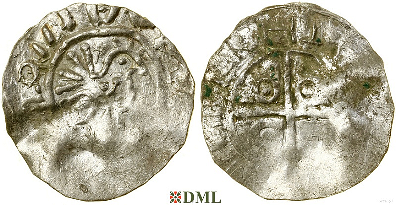 Денарий, Польша, Boleslaw I (992-1025), тип Princes Polonie