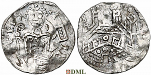 Денарий, Германия, Нижняя Лотарингия, Henri de Verdun (1075-1091), м.д. Luttich, Ilisch 2014, 34.40