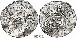Денарий, Германия, Нижняя Лотарингия, Henri de Verdun (1075-1091), м.д. Luttich, Ilisch 2014, 34.40