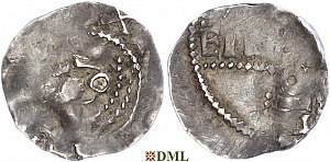 Денарий, Германия, Верхняя Лотарингия, Dietrich I (984-1027), м.д. Andernach, Dbg. 432