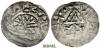 Денарий, Чехия, Boleslav II (972/973-999), м.д. Prague, Šmerda 1996, 1s