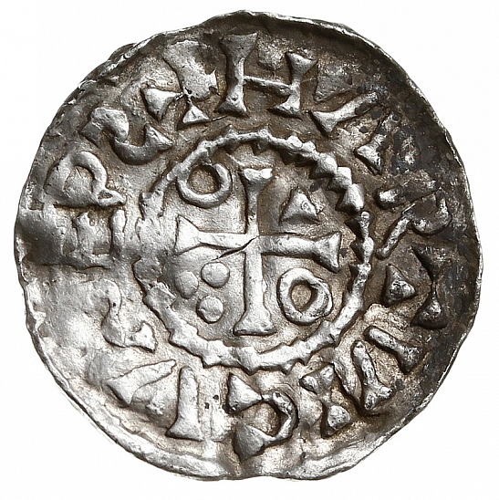 Денарий, Германия, Бавария, Heinrich II (1002-1024), м.д. Salzburg, Hahn 1976, 98A.1