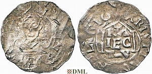 Денарий, Германия, Нижняя Лотарингия, Hendrik II (1002-1024), м.д. Utrecht, Ilisch 2000, 10.1