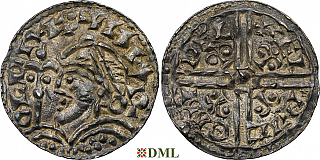 Денарий, Англия, Harold I (1035-1040), м.д. Wallingford, монетарий Ælric, North 803