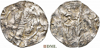 Денарий, Германия, Саксония, Heinrich III. (1039 - 1056), м.д. Minden, Dbg. 2040
