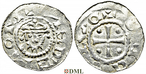 Денарий, Германия, Нижняя Лотарингия, Hg. Ordulf (1059-1072), м.д. Jever, Dbg. 596