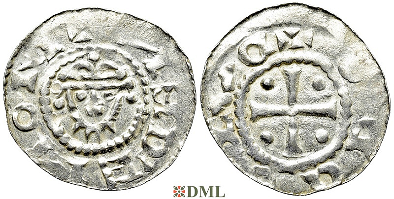 Денарий, Германия, Нижняя Лотарингия, Hg. Ordulf (1059-1072), м.д. Jever, Dbg. 596