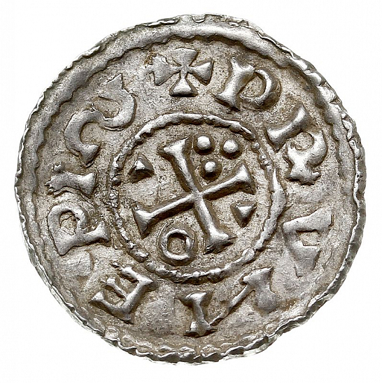 Денарий, Германия, Швабия, B. Bruno (1006-1029), м.д. Augsburg