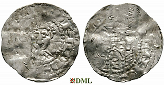 Денарий, Германия, Франкония, Siegfried I (1060-1084), м.д. Mainz, Dbg. 823