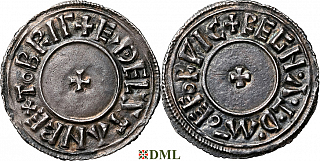 Денарий Англия, Æthelstan (924-939), м.д. Chester, монетарий Regenbald, North 672