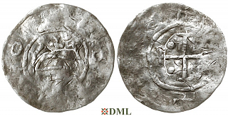 Денарий, Польша, Mieszko II (1013-1025)
