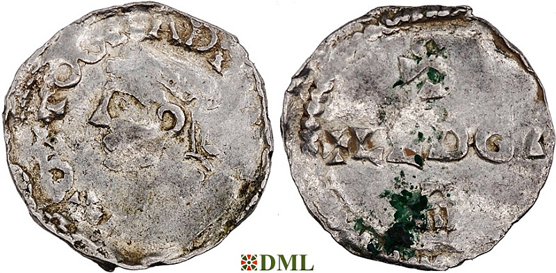Денарий, Германия, Нижняя Лотарингия, Otto III (983-1002), м.д. Luttich, Ilisch 2014, 34.3