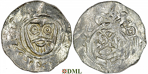 Денарий, Германия, Нижняя Лотарингия, Anonymous bishop, Umkreis von Emden, Dbg. 1311