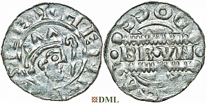Денарий, Германия, Нижняя Лотарингия, Bruno III (1050-1057), м.д. Dokkum, Ilisch 2000, 21.22