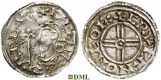 Денарий, Англия, Cnut (1016-1035), м.д. York, монетарий Crvcan, North 790
