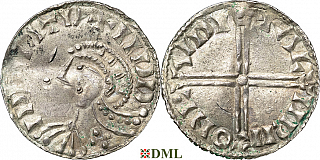 Денарий, Дания, Magnus I (1042-1047), м.д. Lund, Hbg. 1