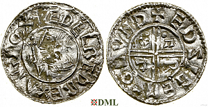 Денарий, Англия, Æthelred II (978-1016), м.д. London, монетарий Eadsige, North 770