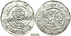 Денарий, Германия, Нижняя Лотарингия, Gf. Egbert II (1068-1090), м.д. Stavoren, Ilisch 2000, 22.1