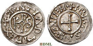 Денье, Каролинги, Charles le Chauve (840-877), м.д. Courgeon, Depeyrot 375