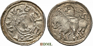 Денарий, Польша, Bolesław II (1058-1080)